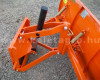 Snow plow 125cm, hidraulic lifting, manual angle adjustment, for Japanese compact tractors, Komondor STLR-125 (4)